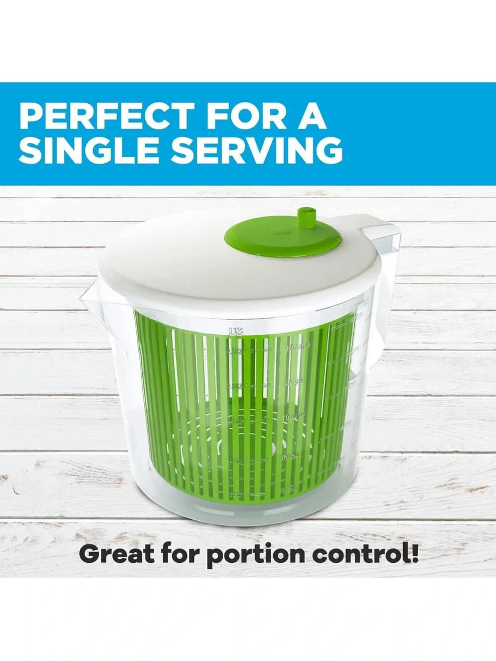 Salad Spinner & Colander Pitcher - Green